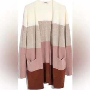 Madewell Ryder Stripe Cardigan Sweater - Small
